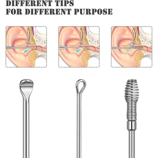 6-Piece Ear Wax Cleaning Kit | Portable & Easy to Use